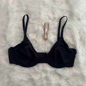 Skims Cotton Jersey T-shirt Bra Soot Size 32DD